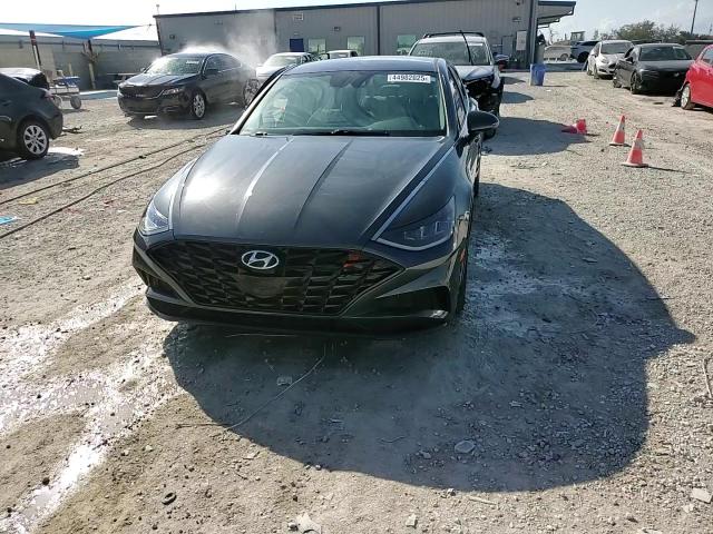 2021 Hyundai Sonata VIN KMHL64JA5MA146139 Copart auction photo, side damage thumbnail 13