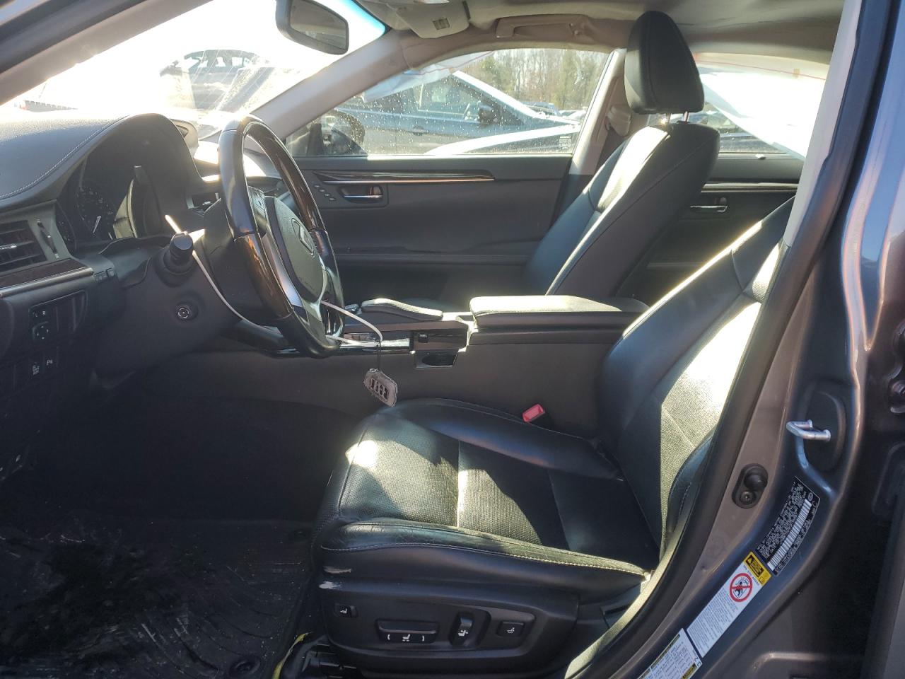 2015 Lexus ES VIN JTHBK1GG9F2155587 Copart auction photo, rear end / side damage thumbnail 7