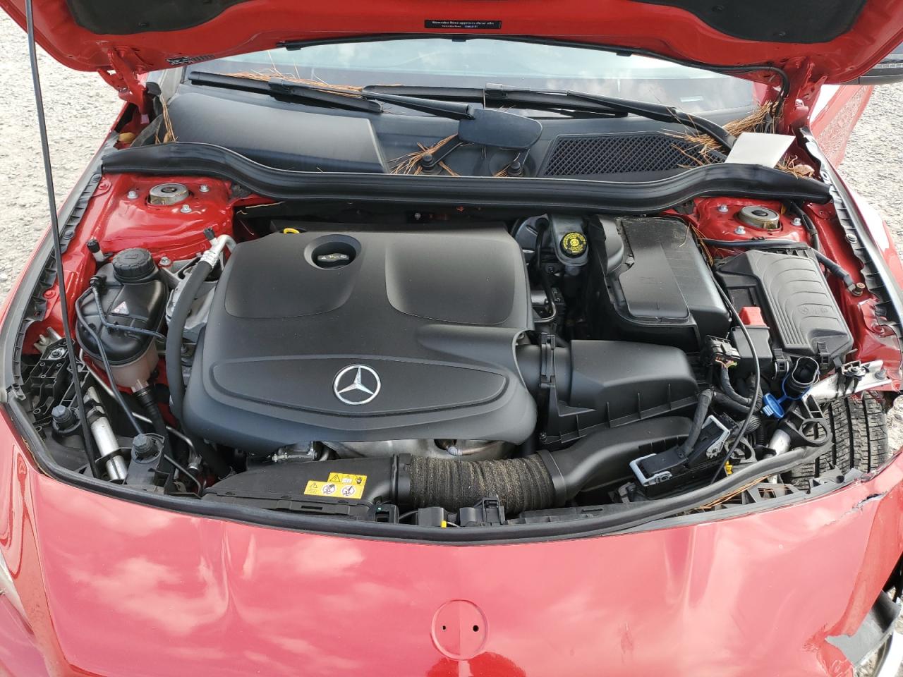 2018 Mercedes-Benz CLA-klasse VIN WDDSJ4EB9JN576316 Copart auction photo, front end / side damage thumbnail 12