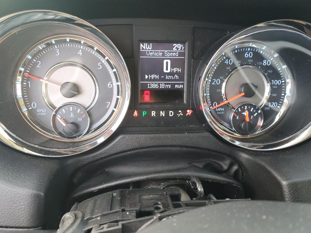 2014 Chrysler Town & Country VIN 2C4RC1BG7ER439885 Copart auction photo, front end damage thumbnail 9