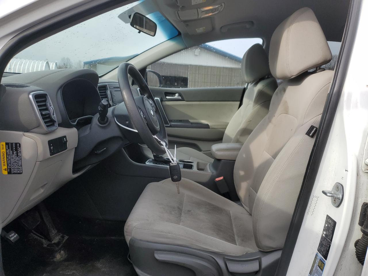 2017 KIA Sportage VIN KNDPMCAC9H7040027 Copart auction photo, side / rear end damage thumbnail 7
