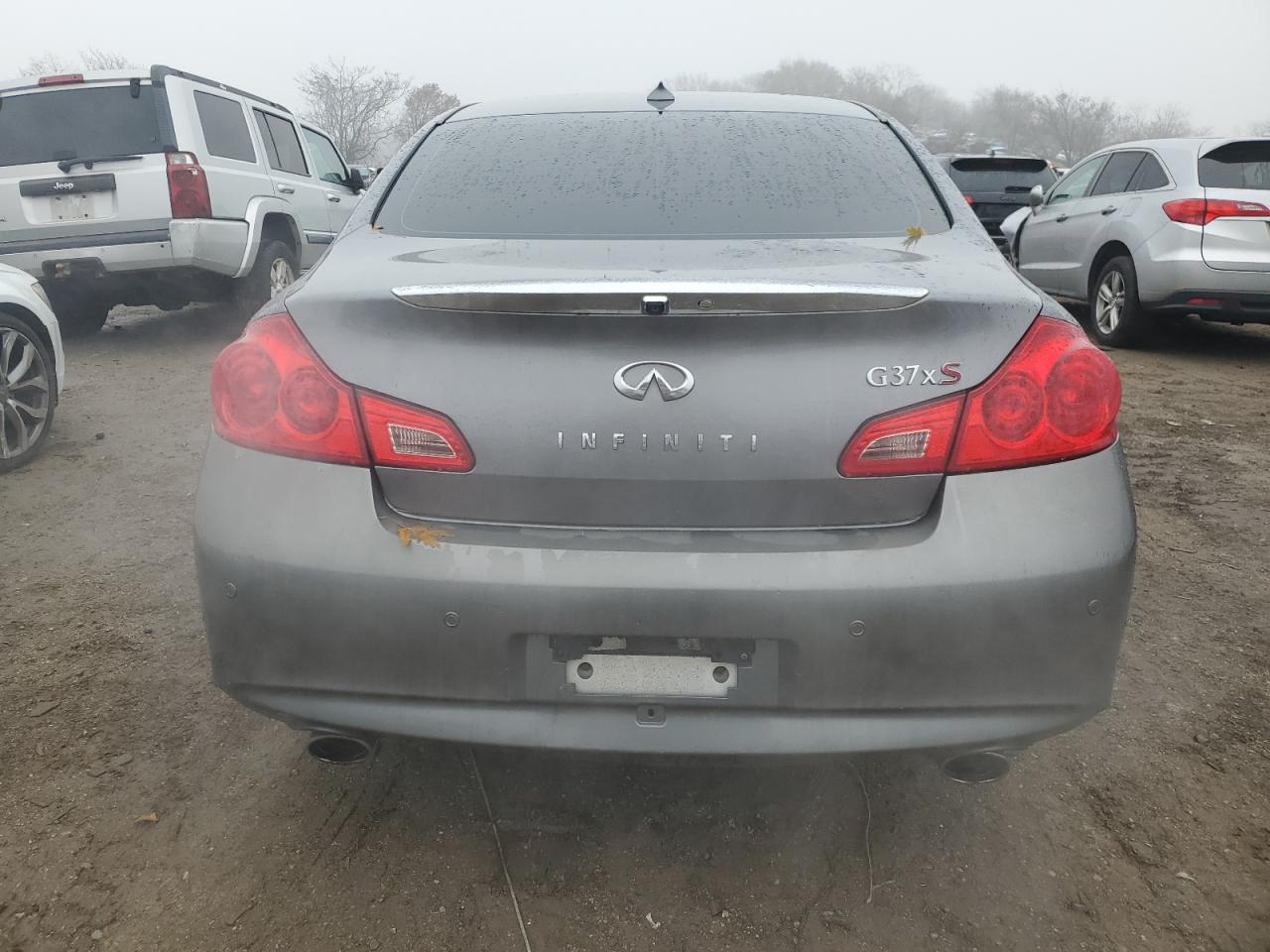 2011 Infiniti G VIN JN1CV6AR0BM406339 Copart auction photo, front end damage thumbnail 6
