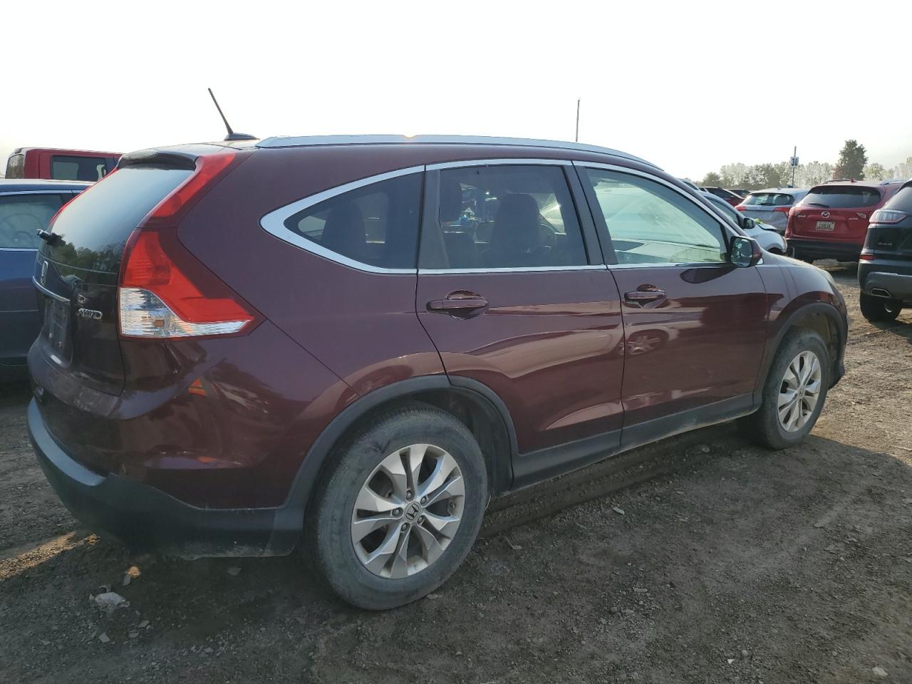 2012 Honda CR-V VIN 5J6RM4H70CL069756 Copart auction photo, minor dent/scratches damage thumbnail 3
