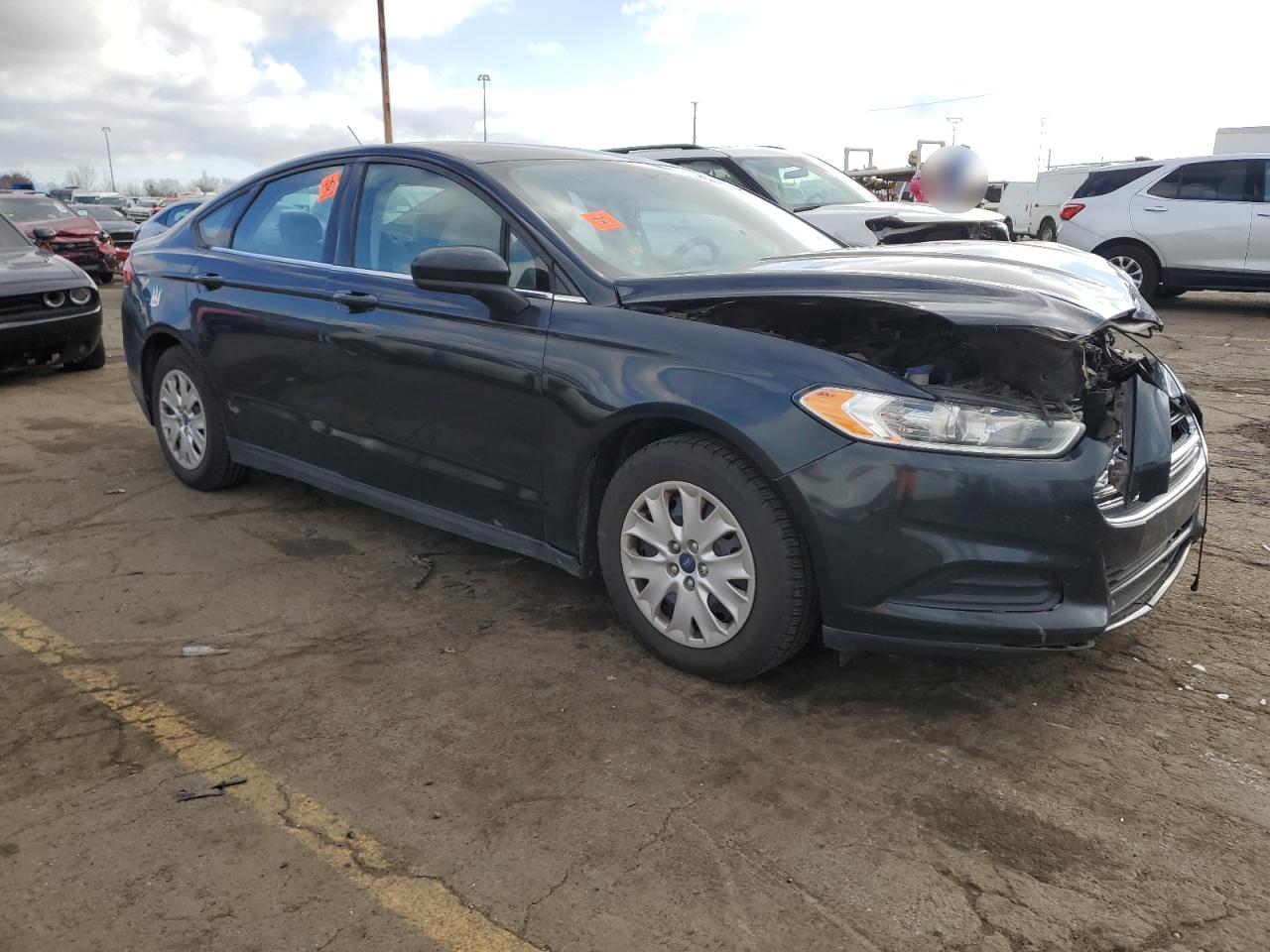 2014 Ford Fusion VIN 3FA6P0G75ER148795 Copart auction photo, front end / rear end damage thumbnail 4