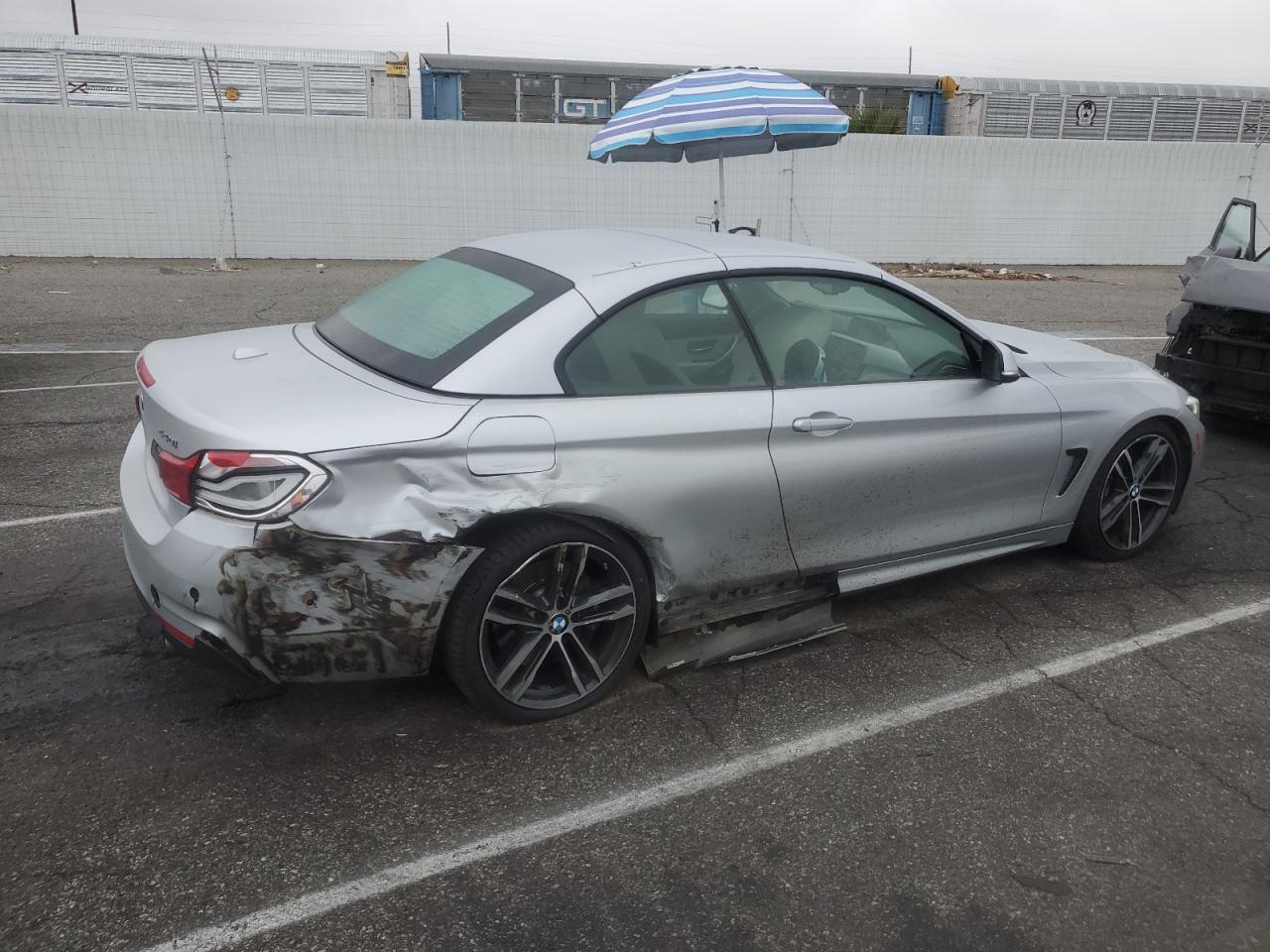 2019 BMW 4er VIN WBA4Z5C59KEE17148 Copart auction photo, side damage thumbnail 3