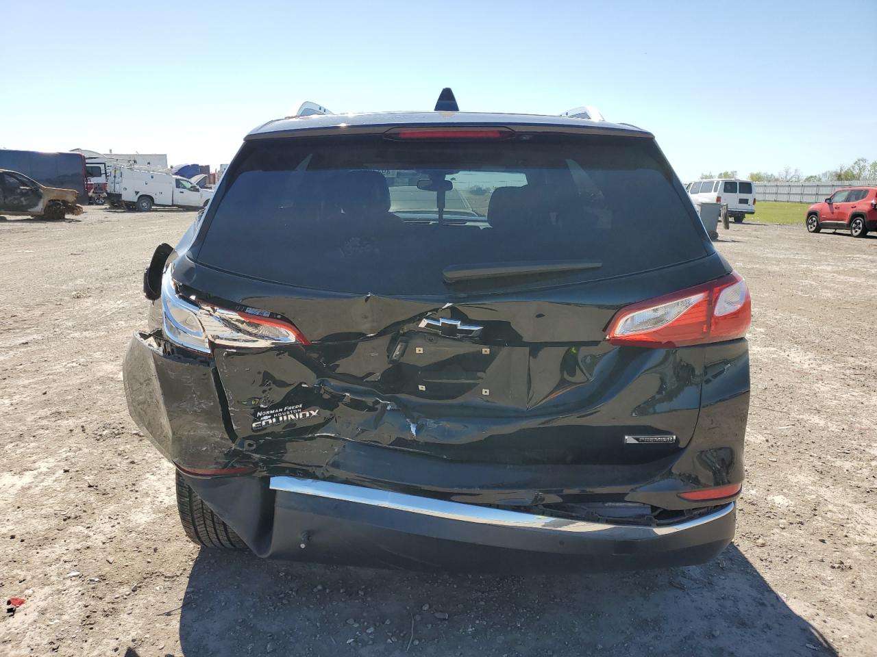 2018 Chevrolet Equinox VIN 3GNAXMEV7JL318110 Copart auction photo, rear end / front end damage thumbnail 6