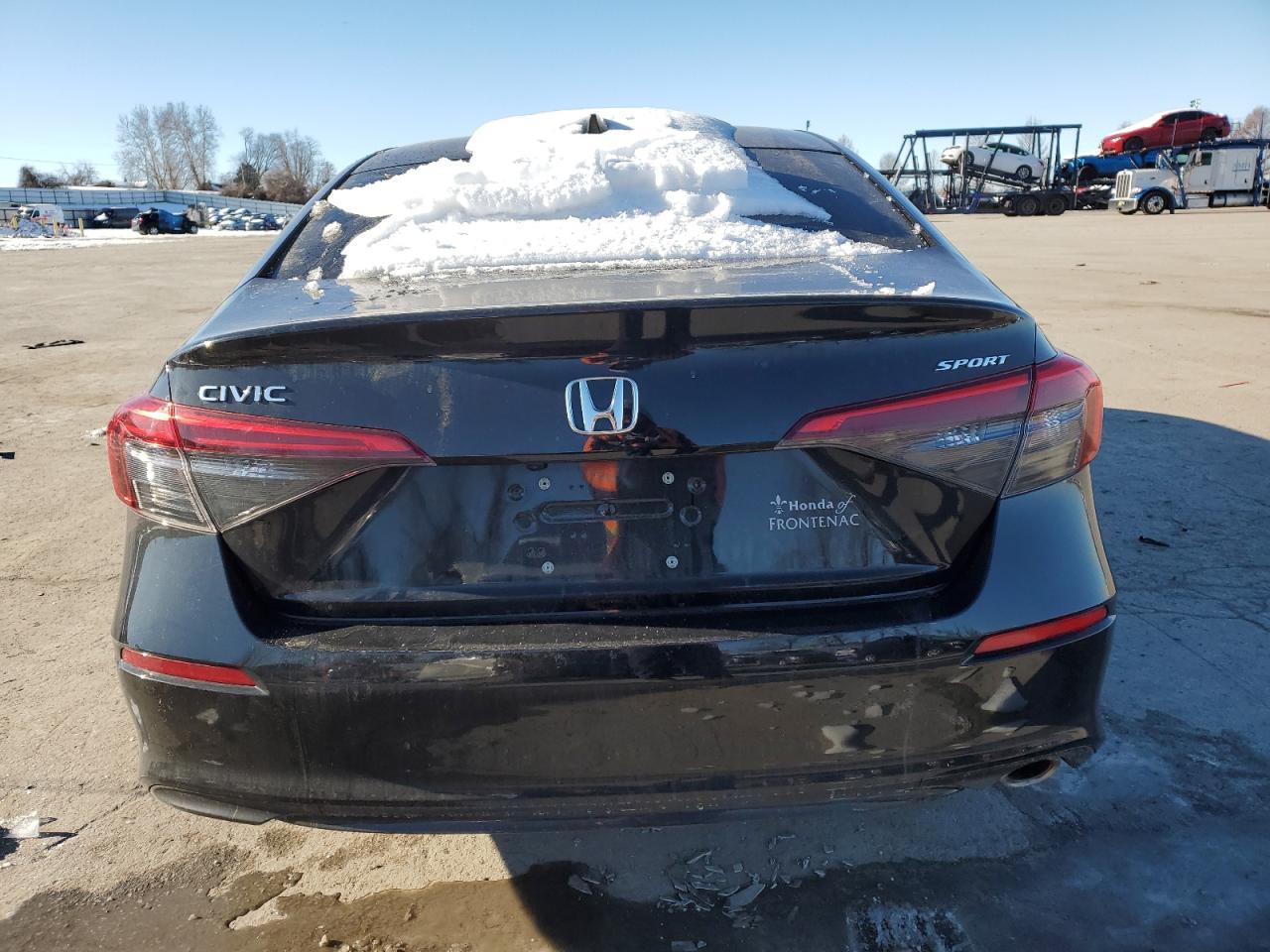 2022 Honda Civic VIN 2HGFE2F55NH581784 Copart auction photo, front end damage thumbnail 6