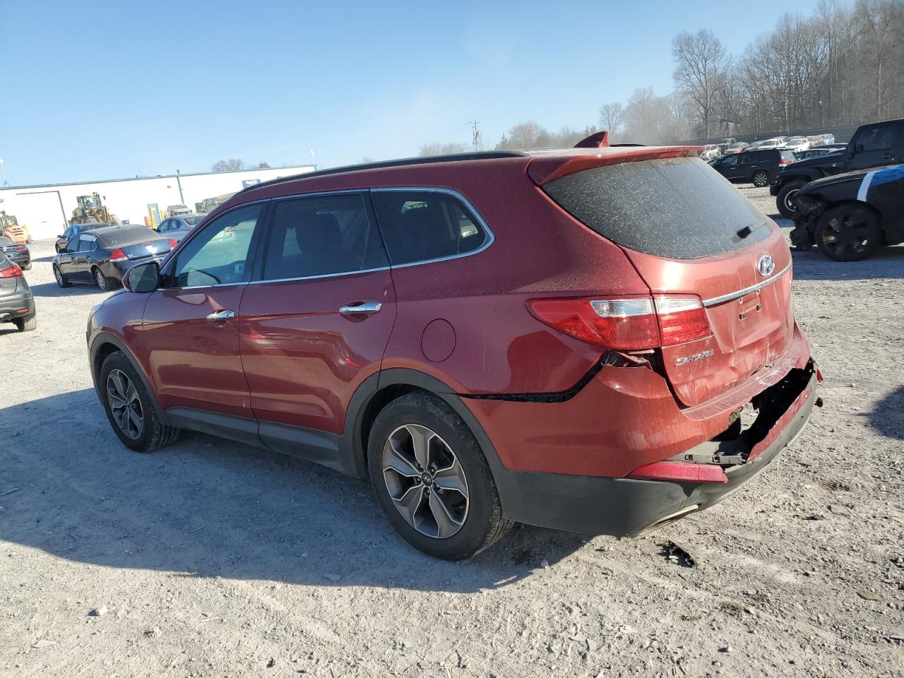 2016 Hyundai Santa Fe VIN KM8SM4HF4GU143366 Copart auction photo, all over damage thumbnail 2
