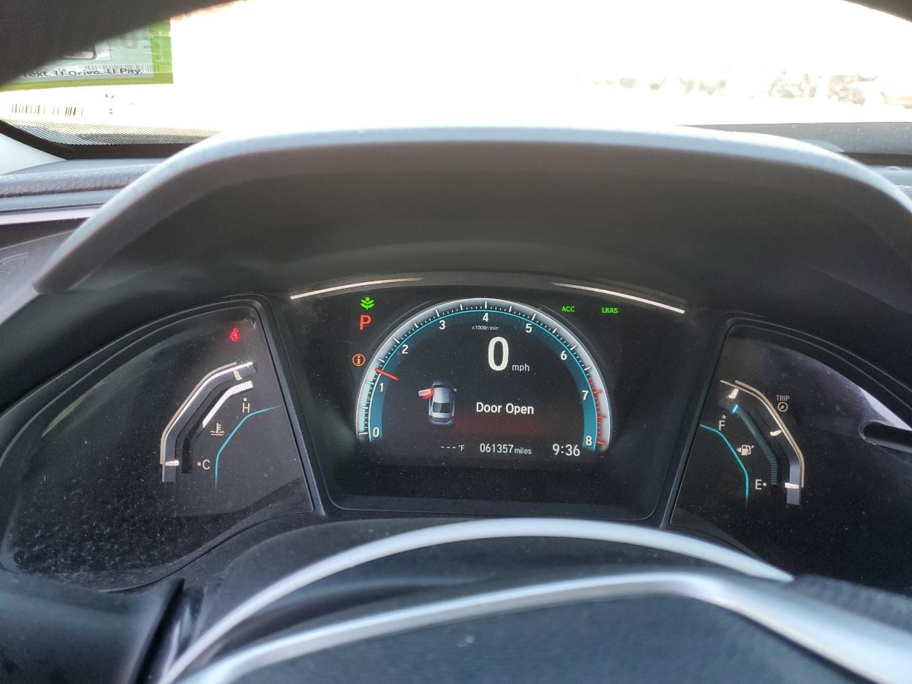 2016 Honda Civic VIN 2HGFC2F62GH543110 Copart auction photo, front end damage thumbnail 9