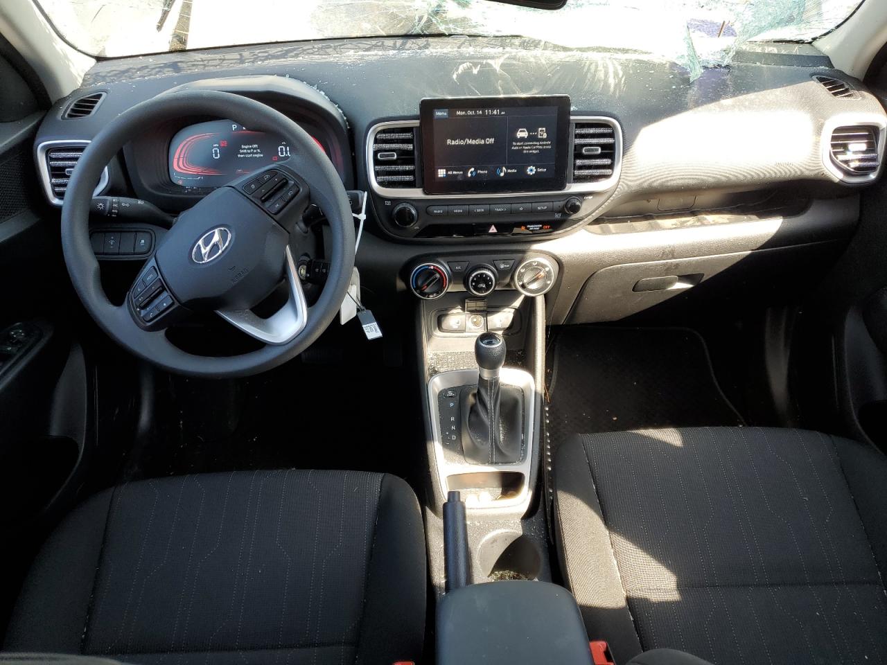 2024 Hyundai Venue VIN KMHRB8A34RU314339 Copart auction photo, top/roof / front end damage thumbnail 8