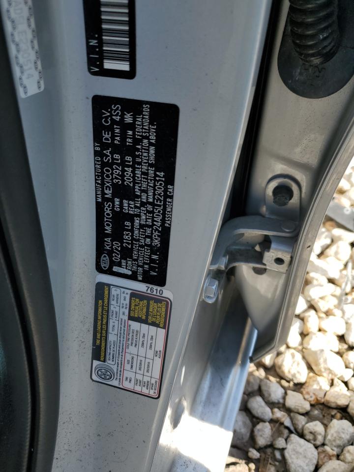 2020 KIA Forte VIN 3KPF24AD5LE230514 Copart auction photo, front end damage thumbnail 15