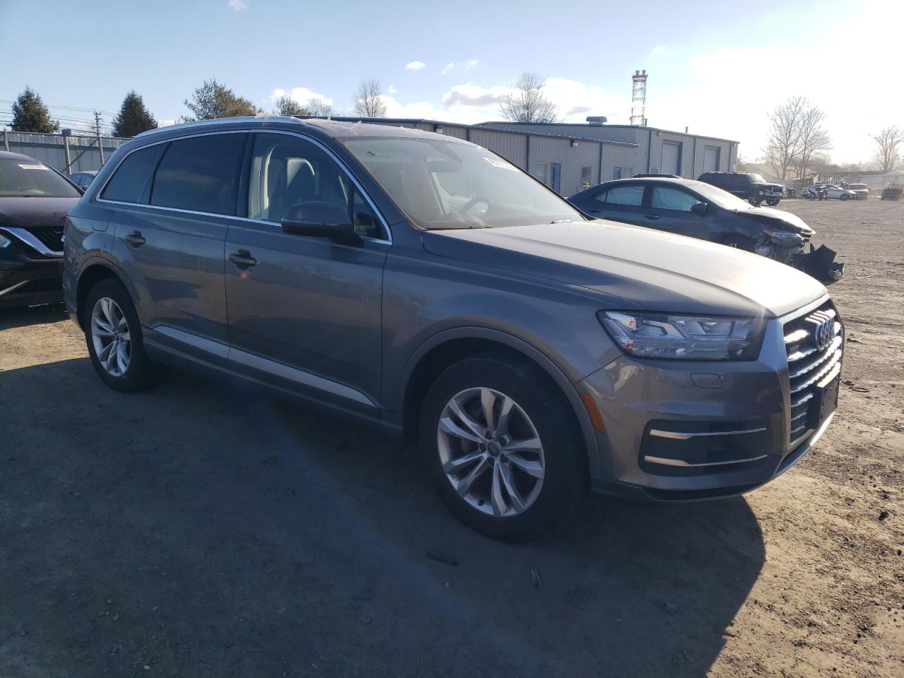 2017 Audi Q7 VIN WA1LAAF70HD031848 Copart auction photo, top/roof damage thumbnail 4