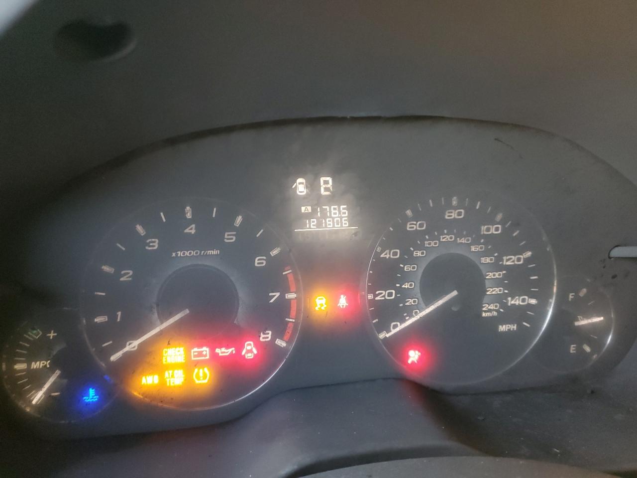 2011 Subaru Outback VIN 4S4BRBLC4B3443605 Copart auction photo, burn - interior / all over damage thumbnail 9