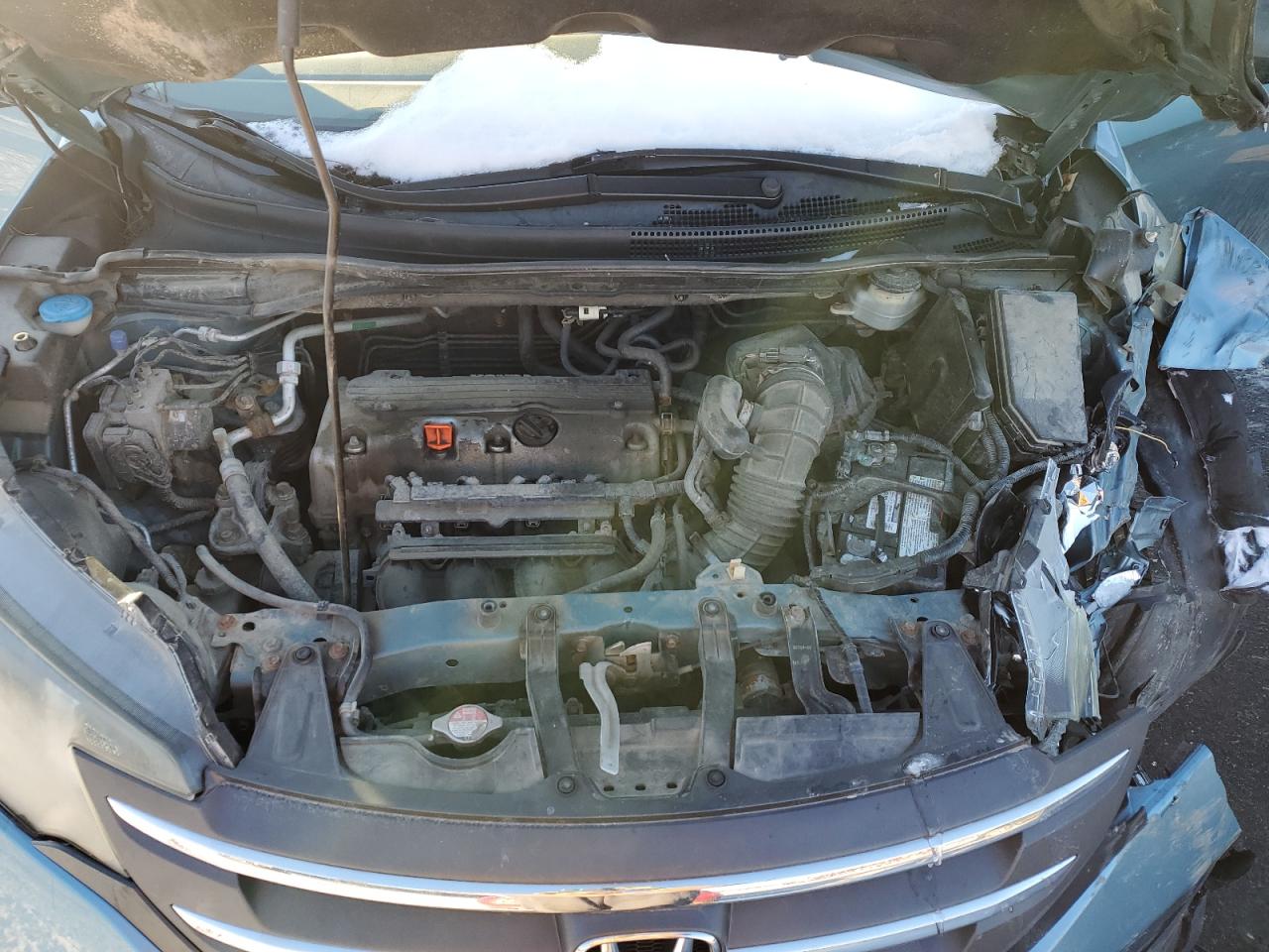 2014 Honda CR-V VIN 2HKRM4H34EH661722 Copart auction photo, front end / side damage thumbnail 13
