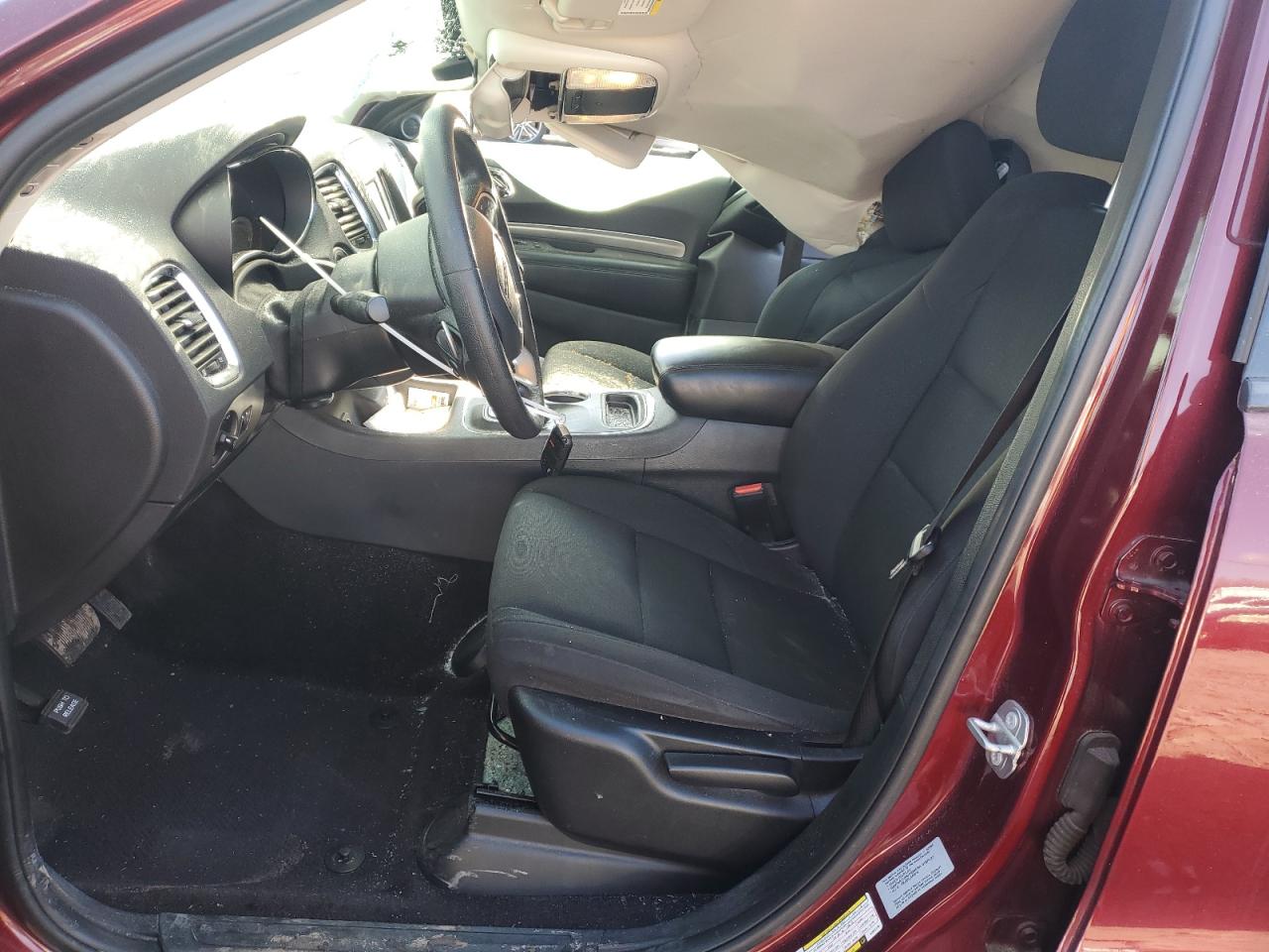 2017 Dodge Durango VIN 1C4RDJAG3HC961179 Copart auction photo, top/roof damage thumbnail 7