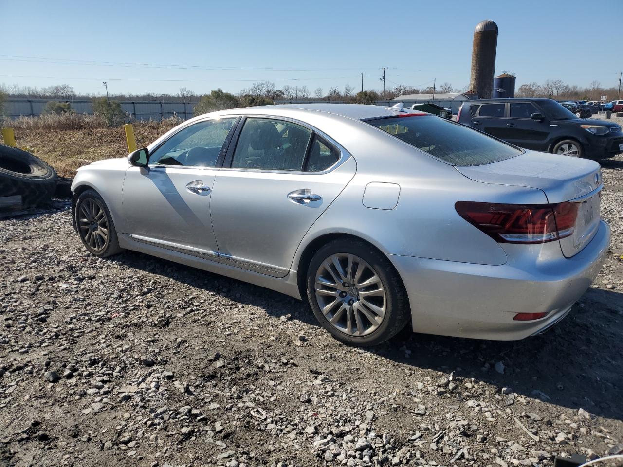 2013 Lexus LS VIN JTHBL5EF2D5114129 Copart auction photo, front end damage thumbnail 2