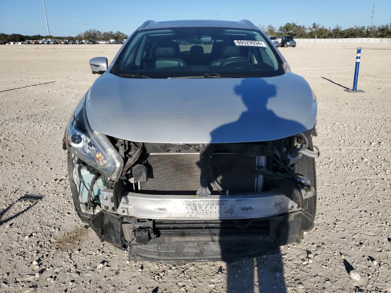 2016 Nissan Murano VIN 5N1AZ2MG6GN148062 Copart auction photo, front end damage thumbnail 5