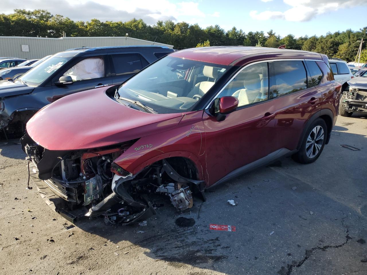 2021 Nissan Rogue VIN JN8AT3BB9MW227030