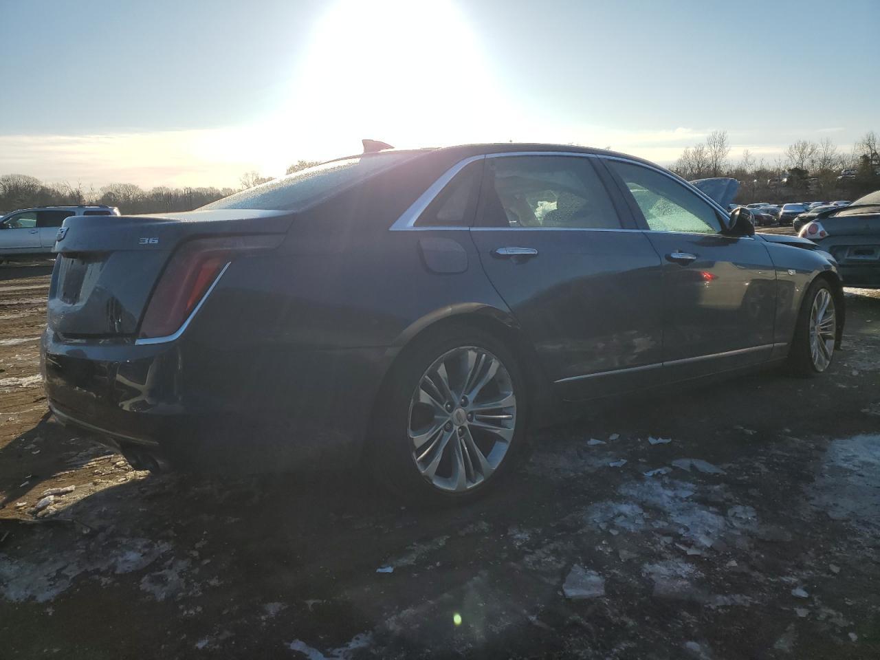 2017 Cadillac CT6 VIN 1G6KL5RS8HU201704 Copart auction photo, front end / side damage thumbnail 3