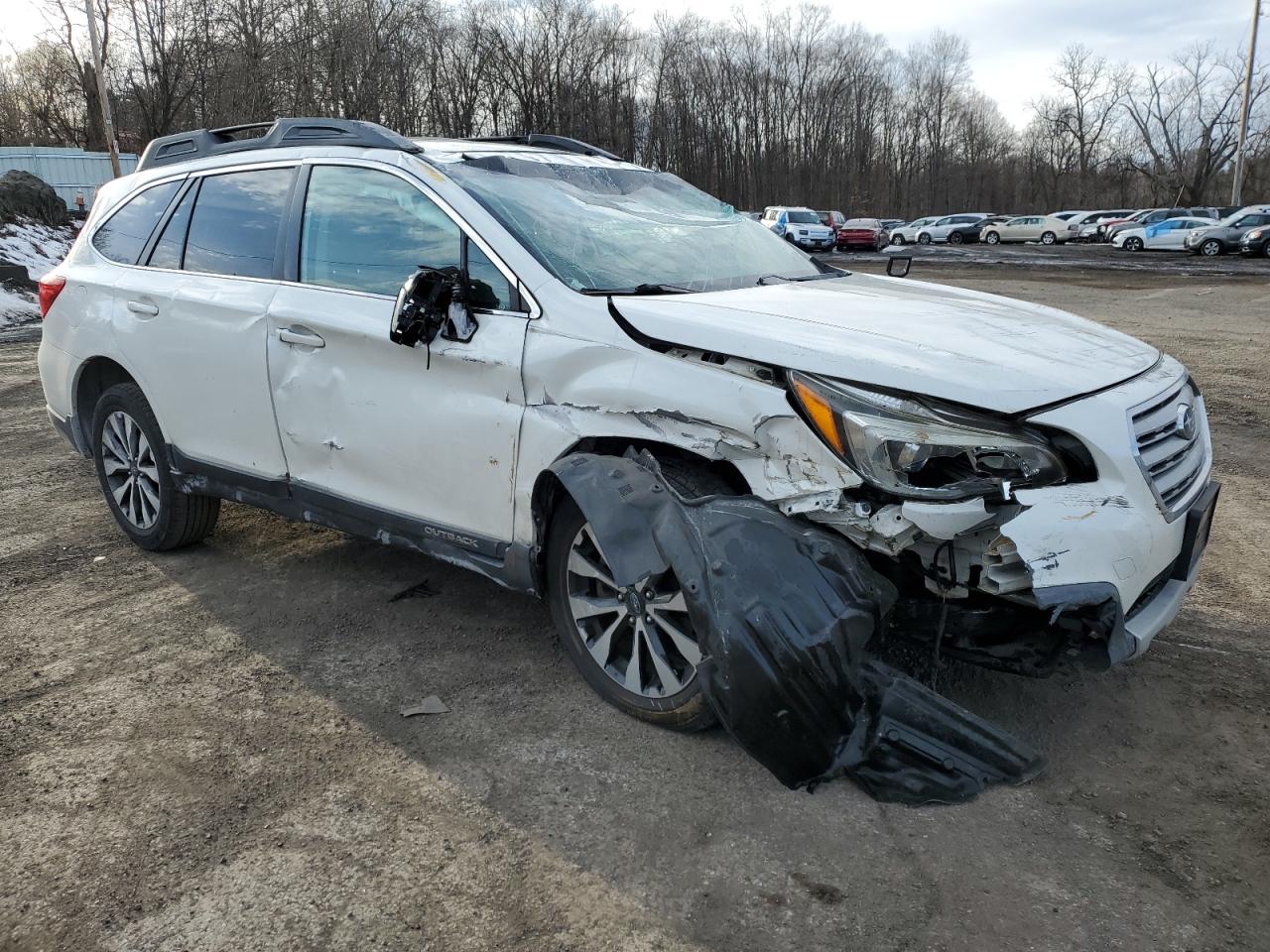 2015 Subaru Outback VIN 4S4BSELC9F3319700 Copart auction photo, rollover damage thumbnail 4