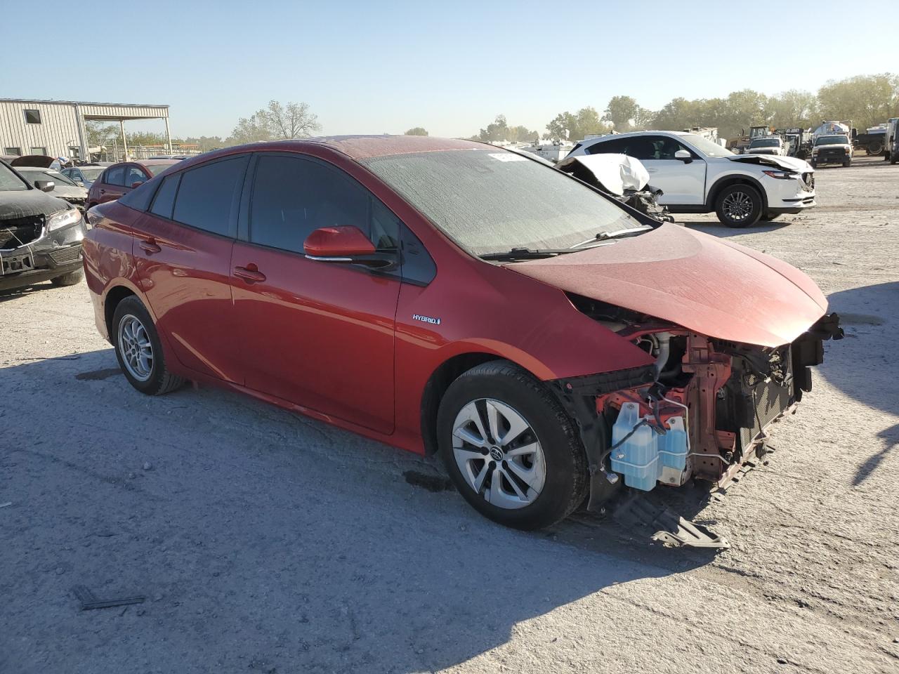 2017 Toyota Prius VIN JTDKARFU0H3537837 Copart auction photo, front end / minor dent/scratches damage thumbnail 4