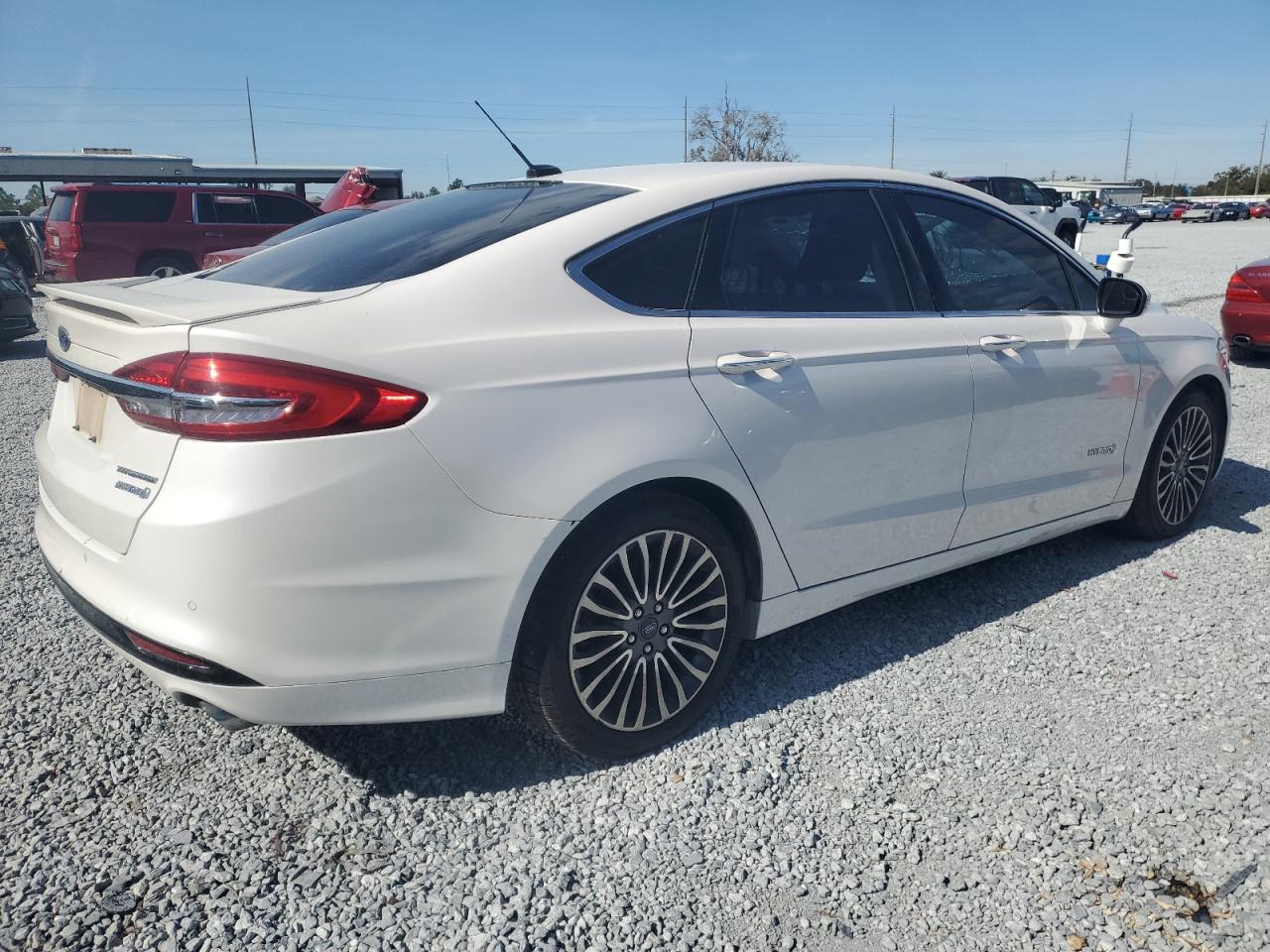 2018 Ford Fusion VIN 3FA6P0RU2JR141204 Copart auction photo, front end damage thumbnail 3