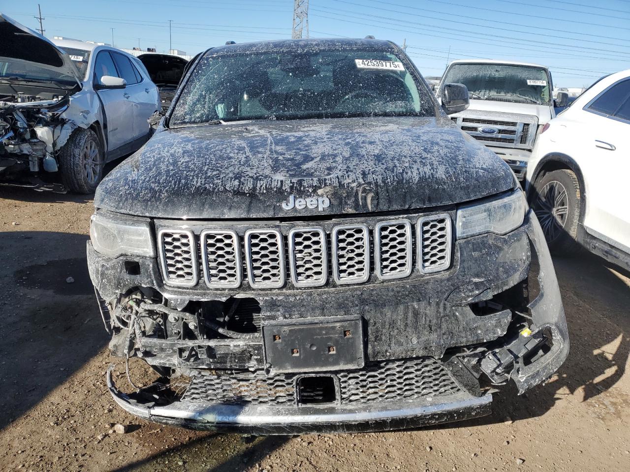 2017 Jeep Grand Cherokee VIN 1C4RJFJG8HC750081 Copart auction photo, front end damage thumbnail 5