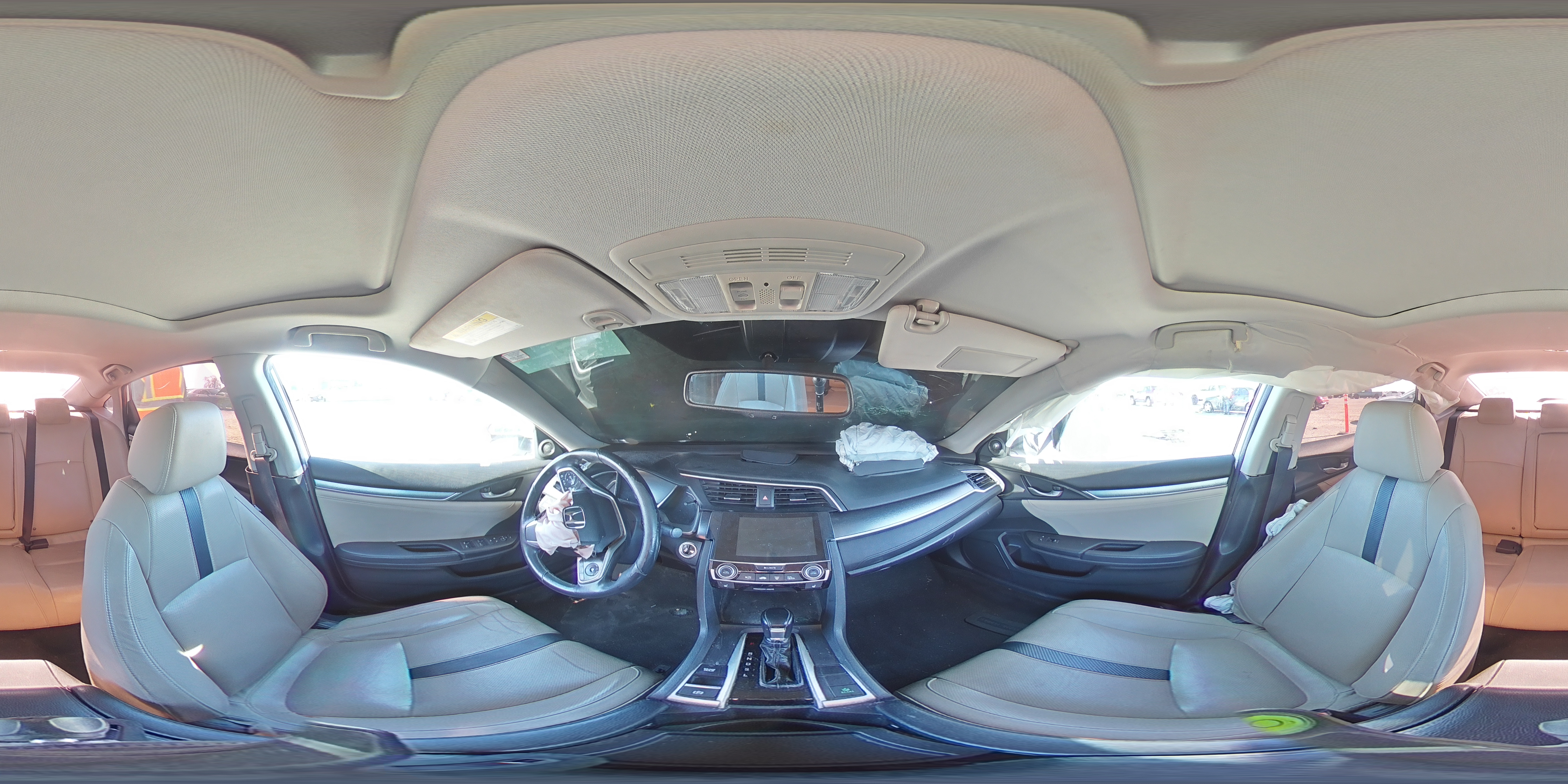 2016 Honda Civic VIN 19XFC1F99GE224091 Copart auction photo, front end / side damage thumbnail 12