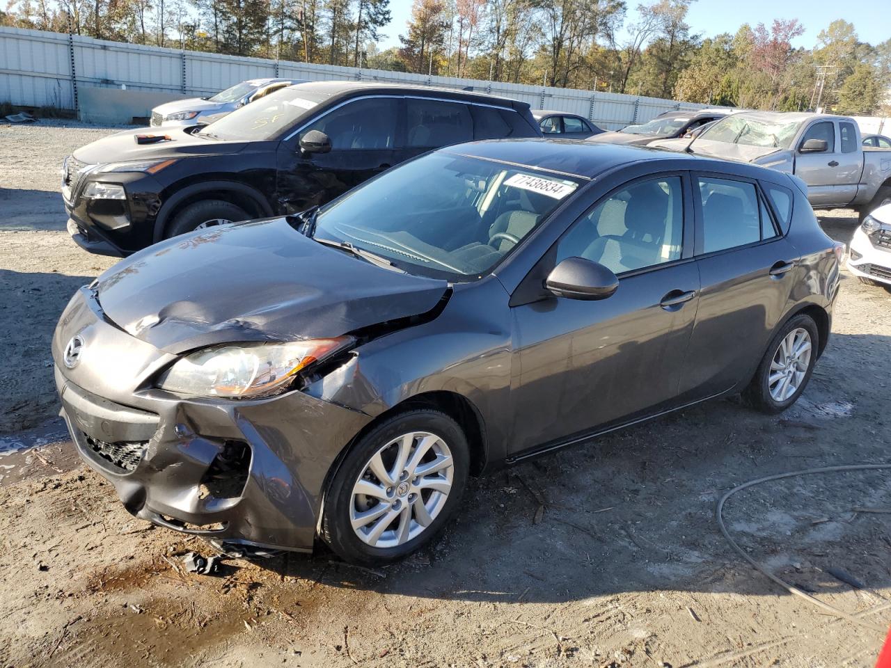 2012 Mazda 3 VIN JM1BL1L76C1615231