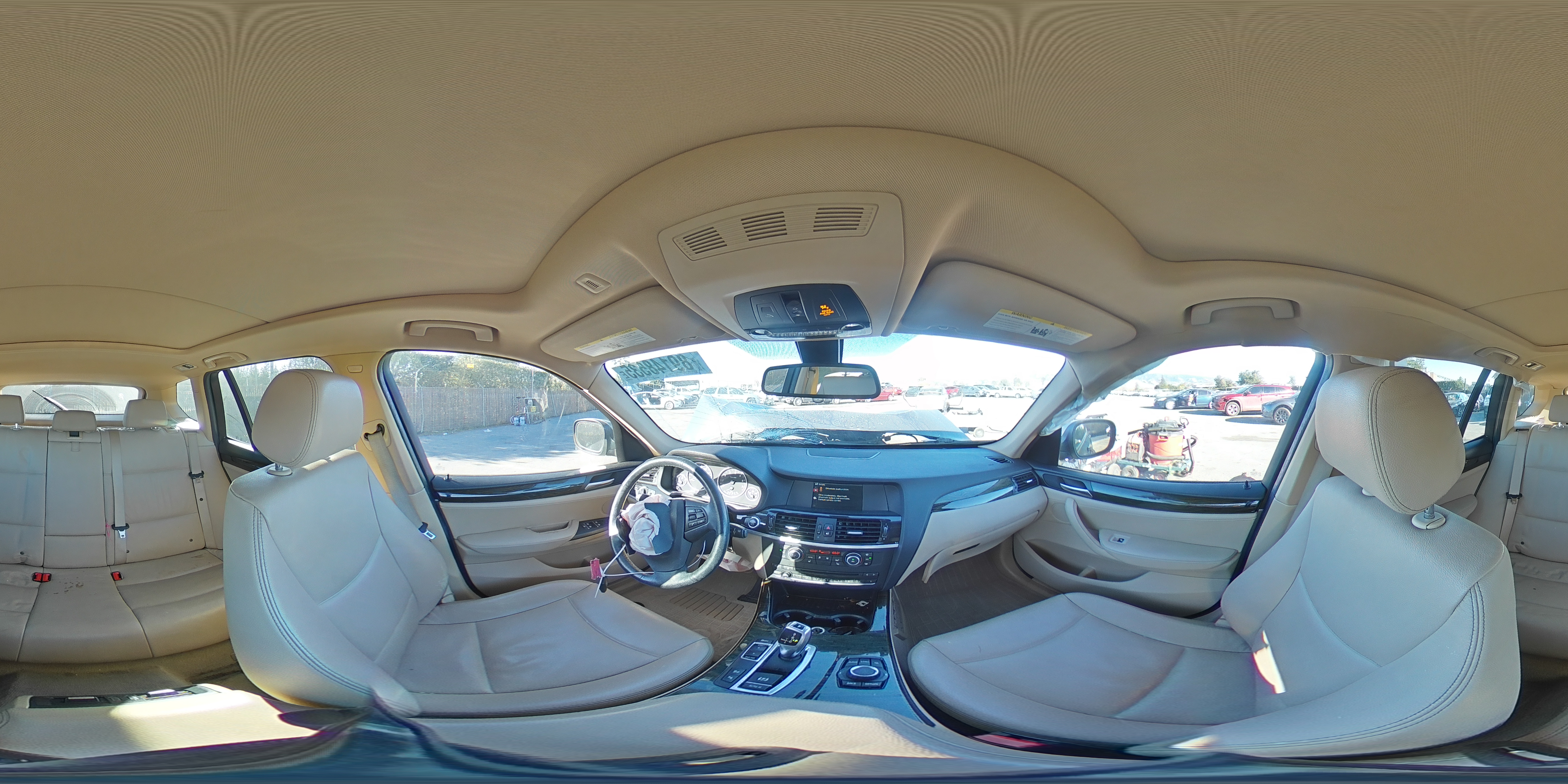2014 BMW X3 VIN 5UXWX9C50E0D27377 Copart auction photo, front end / side damage thumbnail 14