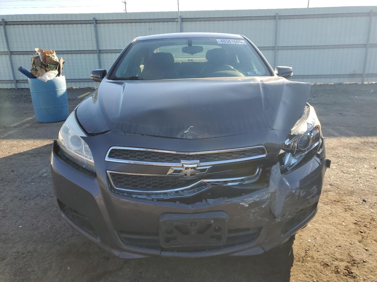 2013 Chevrolet Malibu VIN 1G11C5SA7DF183570 Copart auction photo, front end / side damage thumbnail 5