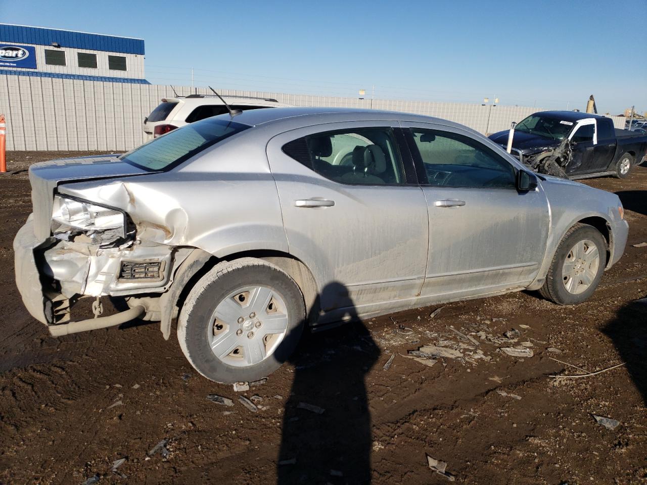 2010 Dodge Avenger VIN 1B3CC4FD5AN206894 Copart auction photo, all over / hail damage thumbnail 3
