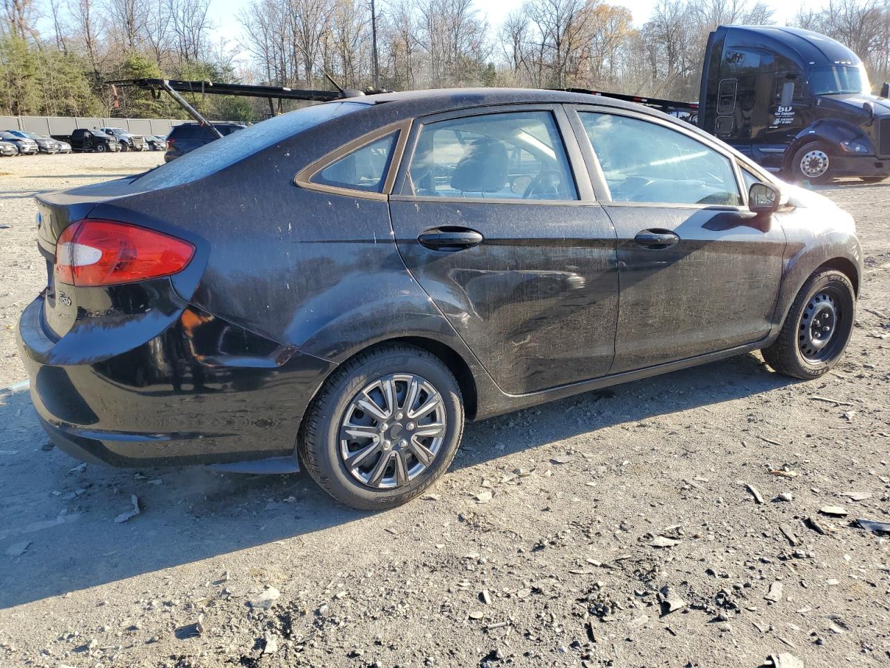 2013 Ford Fiesta VIN 3FADP4BJ7DM217760 Copart auction photo, side / minor dent/scratches damage thumbnail 3