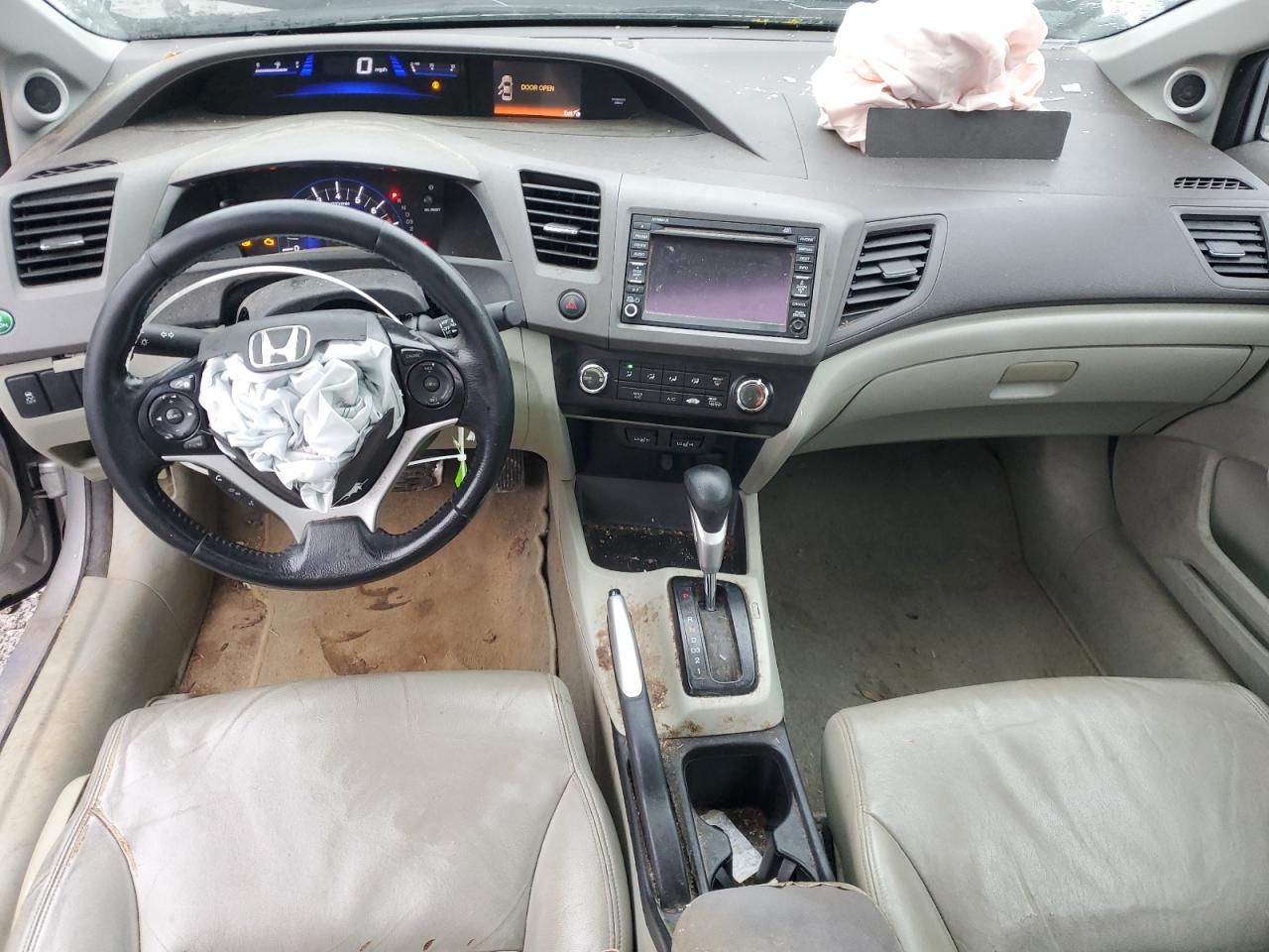 2012 Honda Civic VIN 19XFB2F91CE007895 Copart auction photo, front end / all over damage thumbnail 8