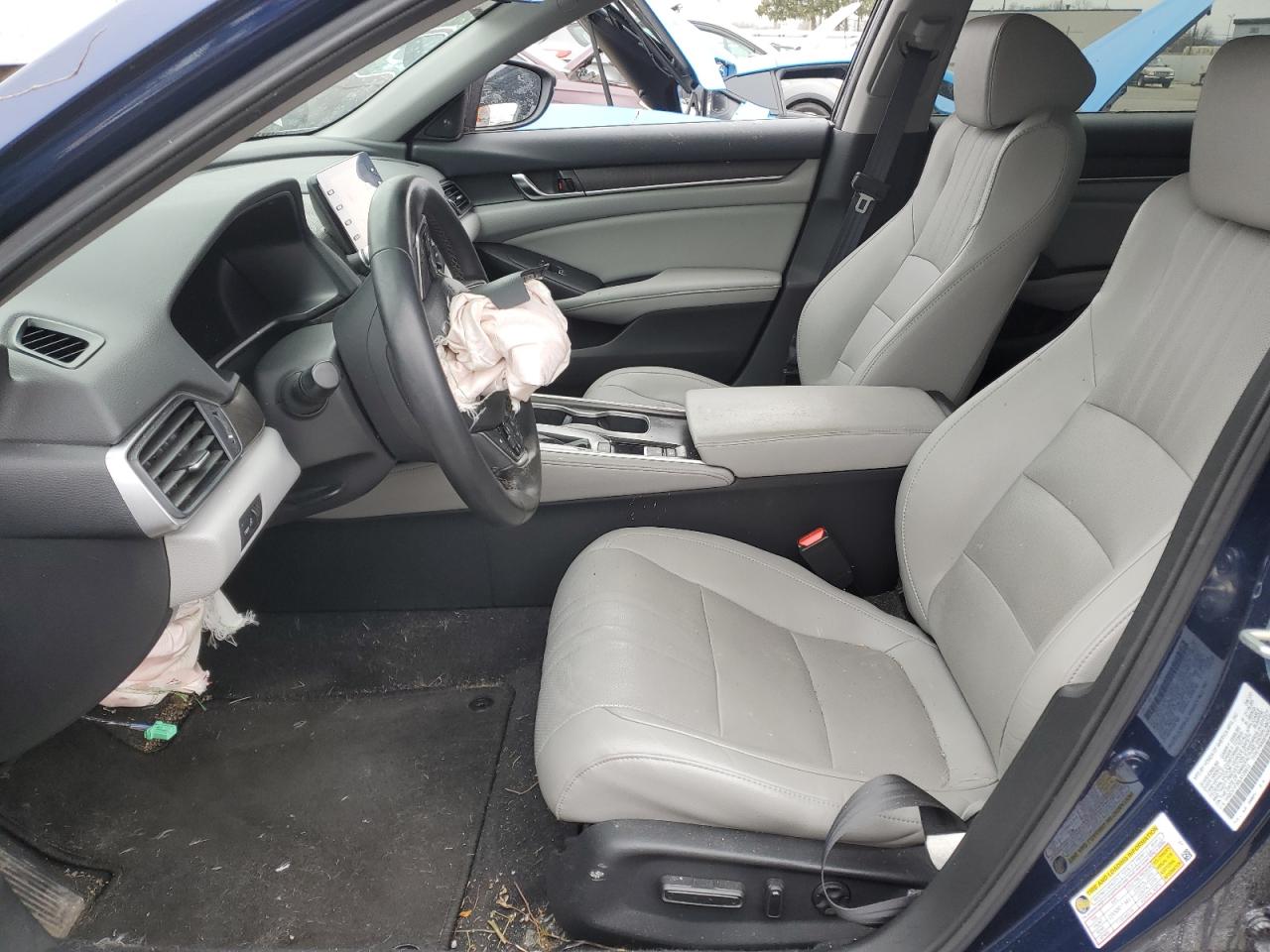 2020 Honda Accord VIN 1HGCV1F50LA125412 Copart auction photo, front end / side damage thumbnail 7