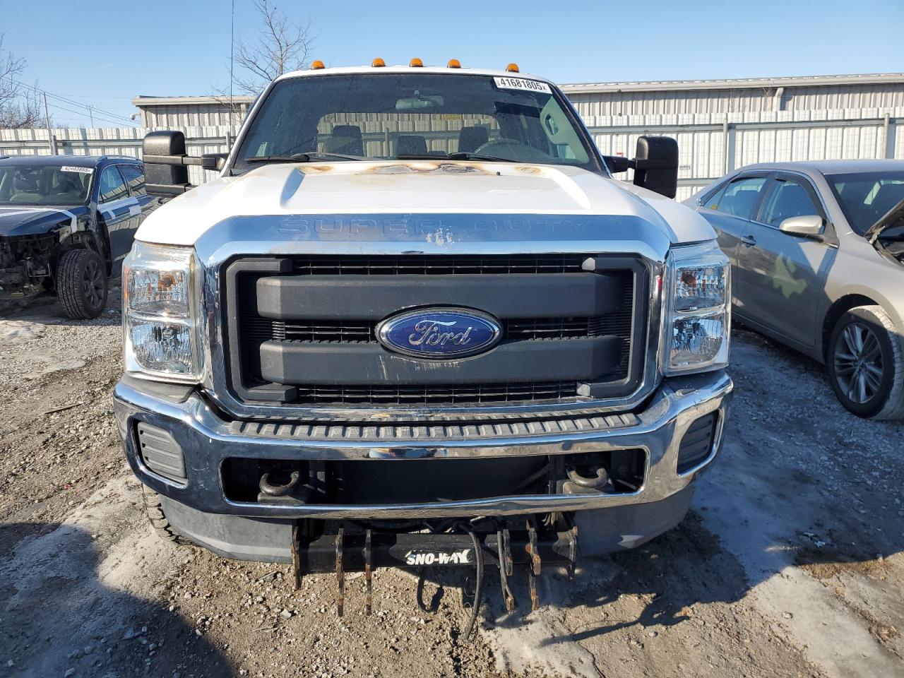 2016 Ford F250 VIN 1FT7W2B63GED35261 Copart auction photo, burn damage thumbnail 5