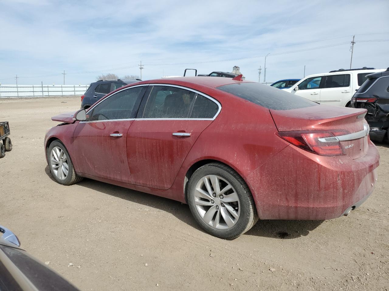 2014 Buick Regal VIN 2G4GN5EX7E9317642 Copart auction photo, front end damage thumbnail 2