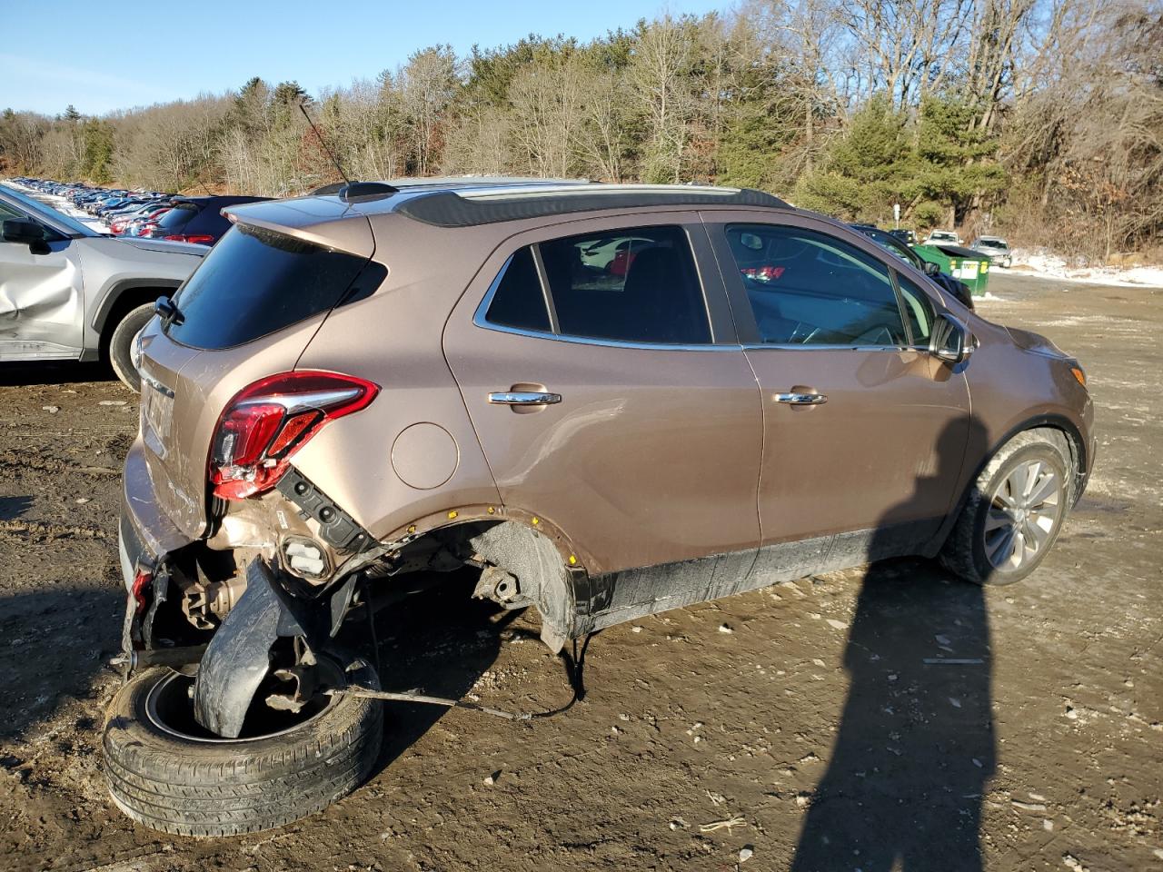 2019 Buick Encore VIN KL4CJESB2KB780588 Copart auction photo, rear end / undercarriage damage thumbnail 3