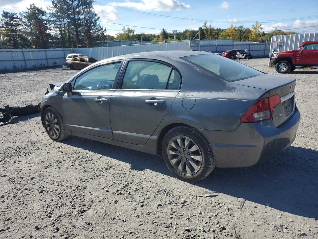 2010 Honda Civic VIN 2HGFA1F87AH553317 Copart auction photo, front end damage thumbnail 2