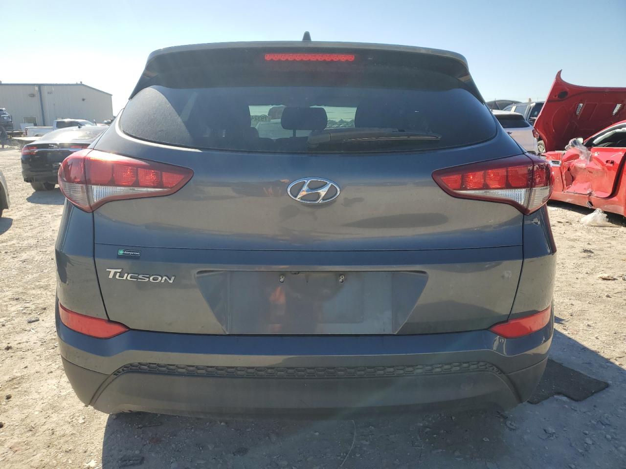 2018 Hyundai Tucson VIN KM8J33A41JU641422 Copart auction photo, side / front end damage thumbnail 6