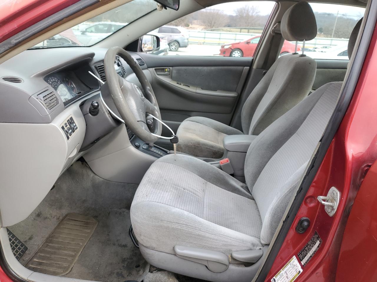 2008 Toyota Corolla VIN 2T1BR32E28C925552 Copart auction photo, front end / rear end damage thumbnail 7