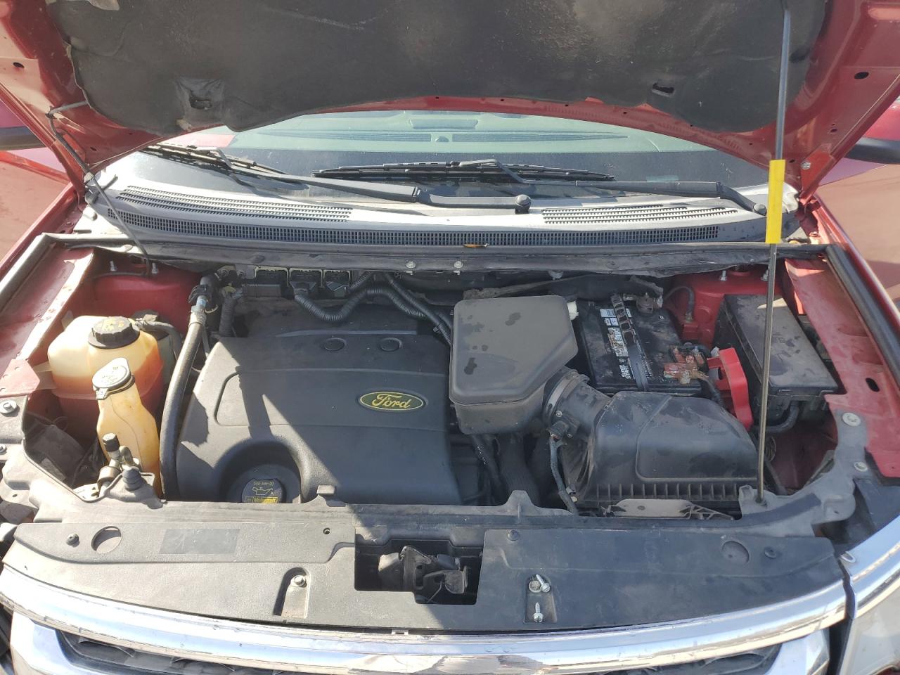 2013 Ford Edge VIN 2FMDK3KCXDBA82923 Copart auction photo, front end / minor dent/scratches damage thumbnail 12