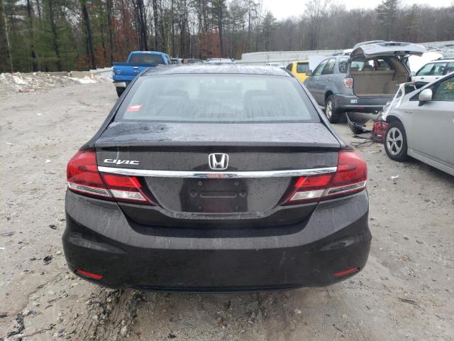 2013 Honda Civic VIN 2HGFB2F54DH582867 Copart auction photo, front end / minor dent/scratches damage thumbnail 6