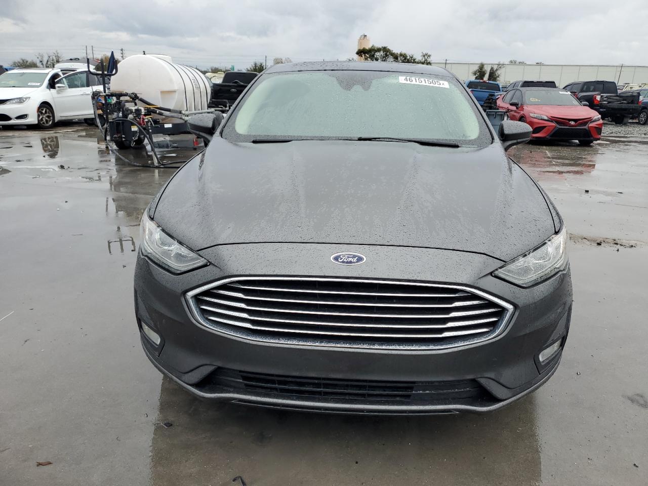 2019 Ford Fusion VIN 3FA6P0HD0KR159333 Copart auction photo, rear end damage thumbnail 5