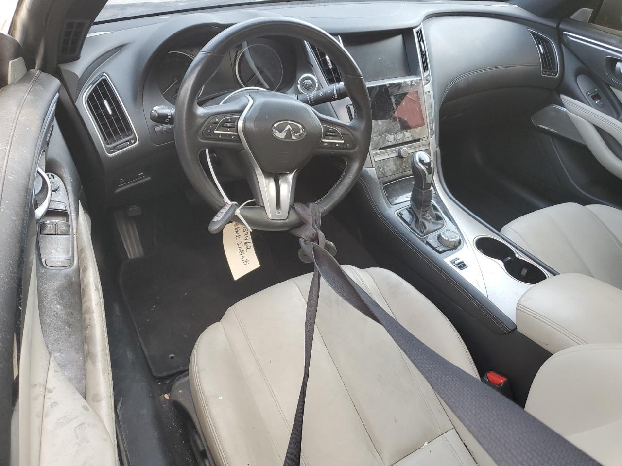2017 Infiniti Q60 VIN JN1EV7ELXHM553796 Copart auction photo, mechanical damage thumbnail 8