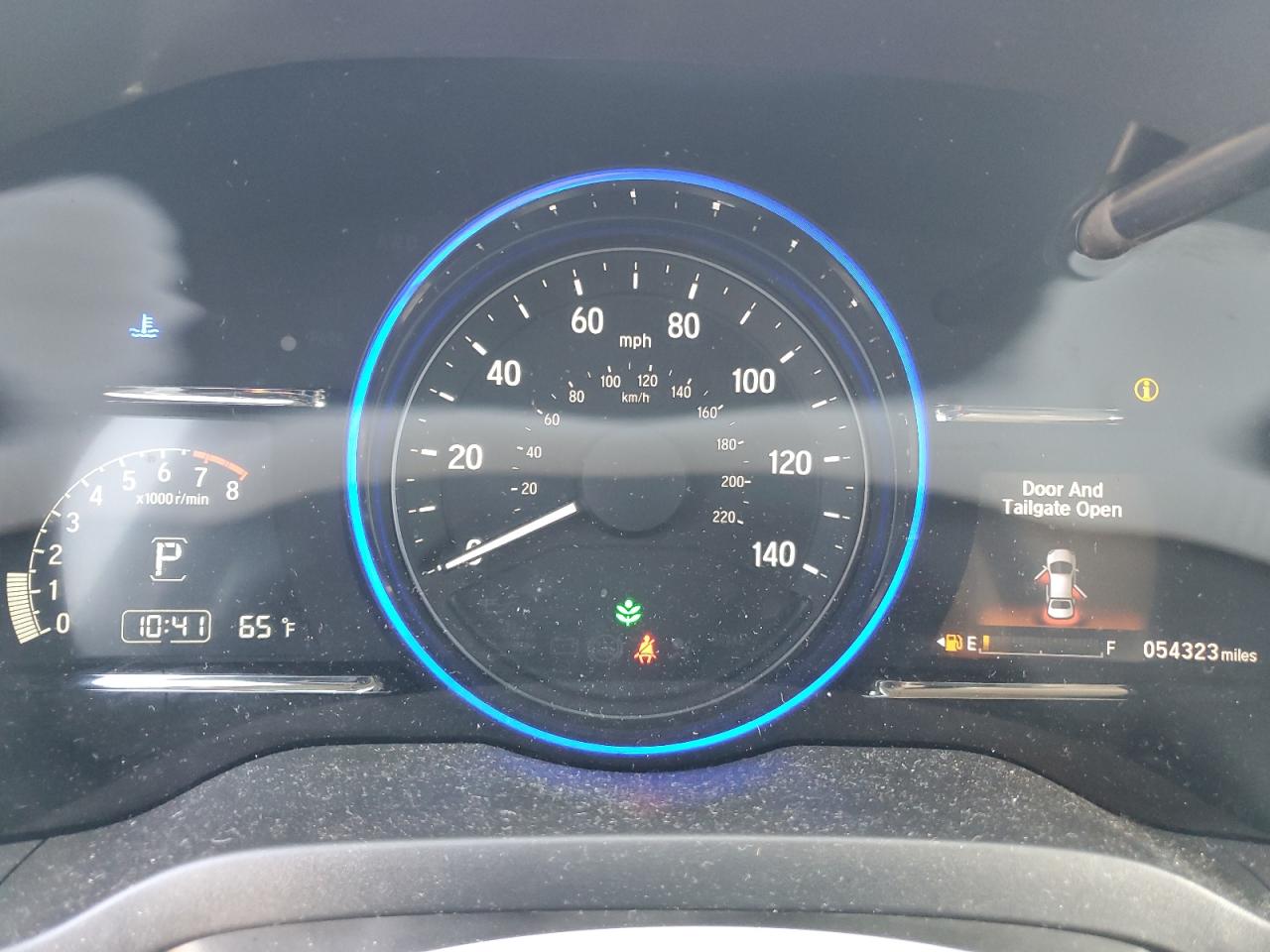 2021 Honda HR-V VIN 3CZRU6H50MM707708 Copart auction photo, rear end / front end damage thumbnail 9