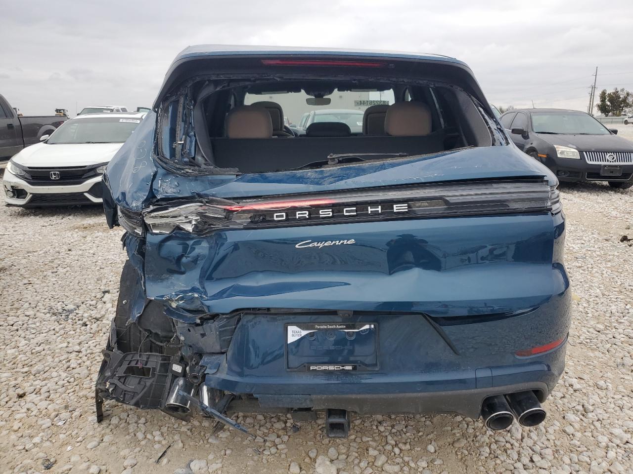 2024 Porsche Cayenne VIN WP1AA2AY6RDA09968 Copart auction photo, rear end damage thumbnail 6