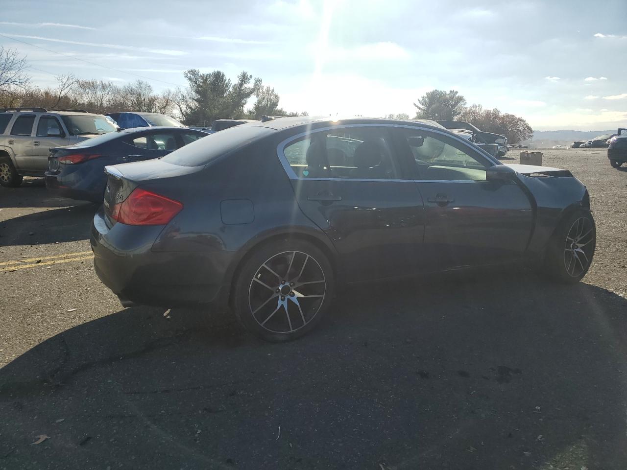 2009 Infiniti G VIN JNKCV61F19M355946 Copart auction photo, front end damage thumbnail 3