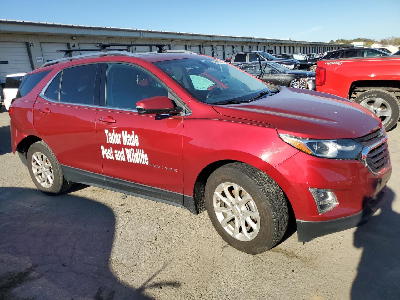 2018 Chevrolet Equinox VIN 2GNAXJEV4J6347602 Copart auction photo, rear end damage thumbnail 4
