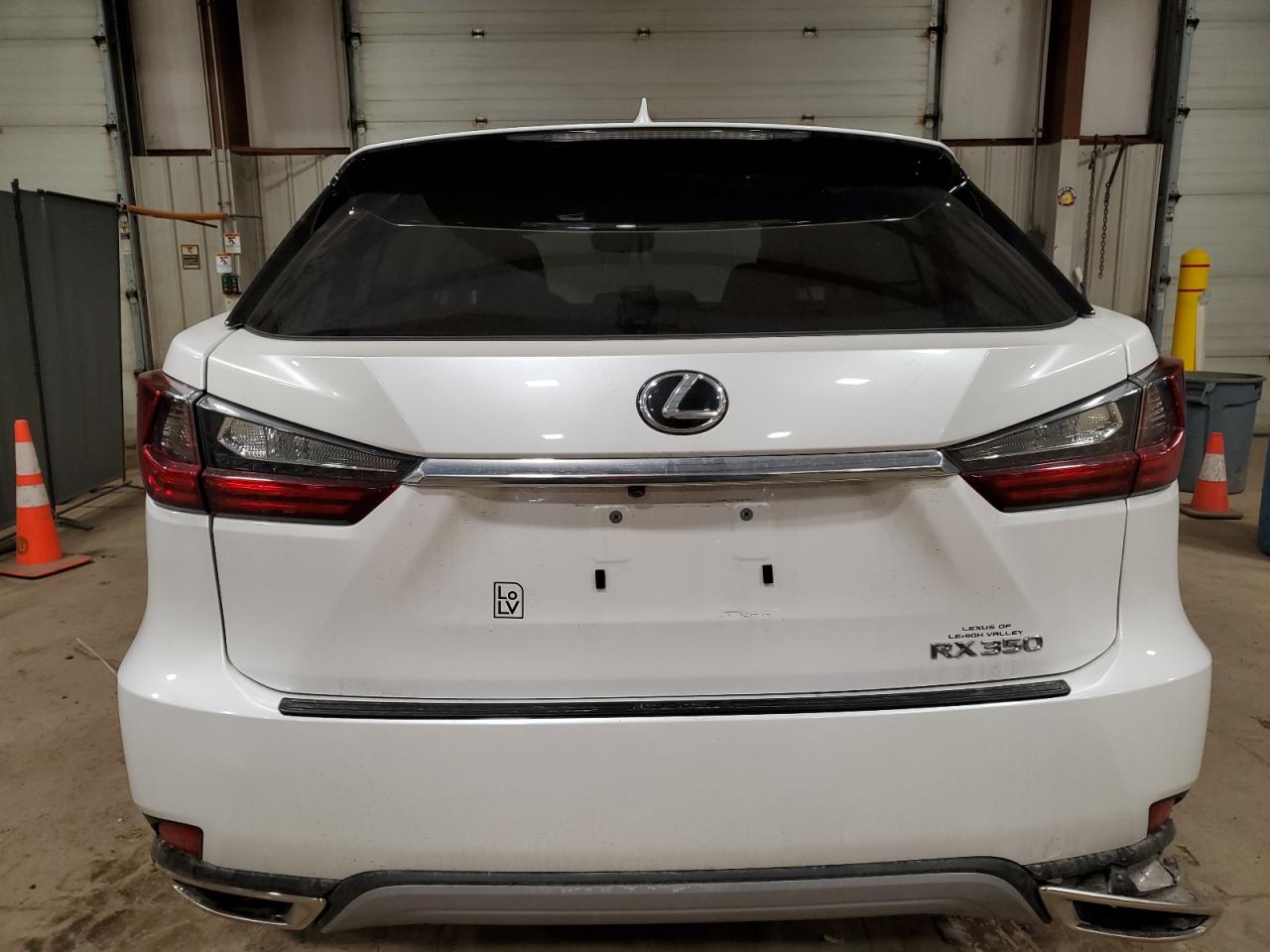 2022 Lexus RX VIN 2T2AZMDA5NC352133 Copart auction photo, rear end damage thumbnail 6